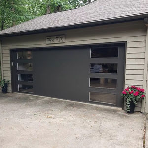 Portes <span class=keywords><strong>de</strong></span> <span class=keywords><strong>garage</strong></span> sectionnelles motorisées à commande à distance en aluminium personnalisées - Product Image 2