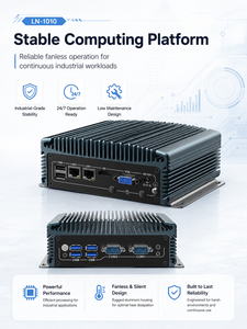 Computadora Integrada Sin Ventilador, con Múltiples Puertos de Entrada/Salida, LAN Dual, COM, USB, HD, VGA, para Proyectos OEM/ODM, Compatible con Windows y <span class=keywords><strong>Linux</strong></span>, PC Industrial Integrado - Product Image 2