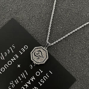 Orthographique personnalisé charme Jackie <span class=keywords><strong>Chan</strong></span> Aventures zodiaque pendentif hommes de bijoux en acier inoxydable collier - Product Image 5