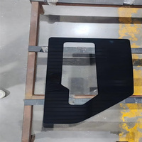 Vidrio Templado Serigrafiado con Forma, Tamaño y Curvatura Personalizados para Ventanas Laterales de Autobuses y Autocares
