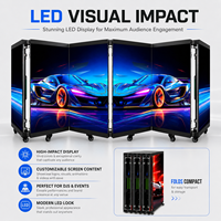 LED DJ-Pult P3.91 P2.604 GOB 6-fach Faltbare Videowand für Nachtclub Bar Bühne Konsole Anzeigebildschirm