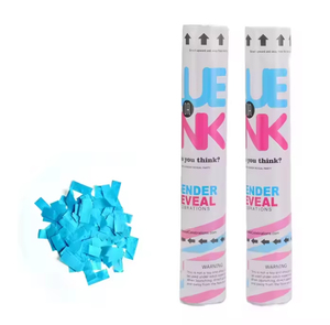 Cannone Sparacoriandoli Biodegradabile Colorato per Feste di Compleanno, Baby Shower e Rivelazione del Sesso del Bambino - Product Image 6