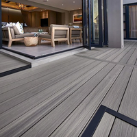 WPC bois plastique composite solide platelage interlock résistance uv étanche plancher extérieur pont extérieur bois
