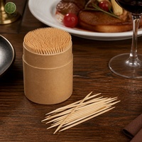 Cure-dents en bambou pour apéritifs, 200 pièces, brochettes décoratives fantaisie pour fruits, fournitures pour planches à charcuterie, naturelles