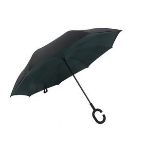 Parapluie inversé double droit personnalisé par le fabricant pour la promotion - Product Image 4