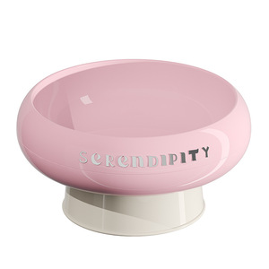 Seren Dipity Fruit Bowl Round Plastic Draining Snack Display For Living Room Coffee Table Home Use Cherry Blossom Pink Retro Red - Product Image 3