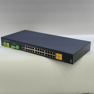 High Performance Gigabit Ethernet 24GE RJ45 4*10GE SFP+ Smart <b>Switch</b> L3 Managed Industrial <b>Switch</b> - Product Image 4