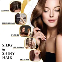 Sampo Asam Amino Minyak Argan Vegan Organik 750ml Perawatan Rambut Alami Profesional Pembersih Penghalus Penguat Perbaikan