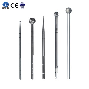 Fresas dentales de corte transversal con vástago de alta visibilidad, abrasivas, ranuradoras y de bola, en oferta - Product Image 1
