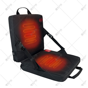 Heated Seat <b>Cushion</b> 600D Oxford Cloth Portable Camping Outdoor Use Black <b>Rectangular</b> - Product Image 1