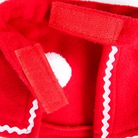 Vêtements de Noël pour chiens et chats, couleur rouge, chapeau de Père Noël, écharpe, accessoires pour animaux de compagnie, jouets pour animaux de compagnie, vente en gros