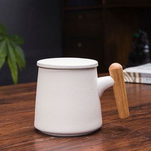 Wholesale Stocked High Quality 450ml 20Oz 30Oz Ceramic Travel Coffee Mug Personal <b>Gift</b> Tumbler Cup with Lid and Straws - Product Image 5