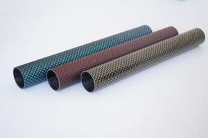 Carbon Fiber Colored Tube Custom Colors High Gloss For Decorative <b>Frames</b> Display Stands Anti Fade Smooth Surface Durable - Product Image 4