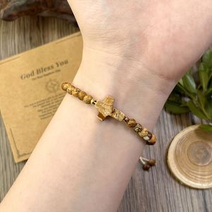 Pulsera de Piedra Natural con Cuentas de Vidrio Coloridas, Amuleto de Paz de Espíritu, de Primera Calidad, Descuento por Volumen al por Mayor, Hecho a Mano, Personalizable - Product Image 5