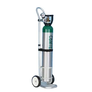 价格优惠的铝制气体容器罐氧气二氧化碳气瓶cilindro气瓶工业用