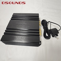 Amplificateur de voiture miniature 600Wrms, amplificateur de voiture de classe D avec télécommande et haute efficacité pour l'audio de voiture, pour haut-parleur de subwoofer de voiture