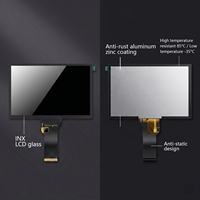 Écran tactile capacitif LCD IPS de 7 pouces, panneau LCM, résolution 800x480, rétroéclairage LED