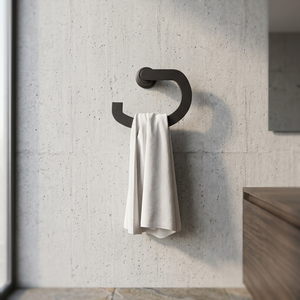 Support mural élégant pour serviette de bain rond de luxe L8186 - Product Image 1