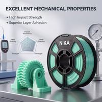 Filamen PETG 1.75mm Langsung dari Pabrik, Segel Vakum, Material Printer 3D, Plastik Anti-Lengkung, Spool untuk Pencetakan FDM, Rekayasa OEM