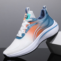 Nouvelles baskets tendance pour hommes à lacets, couleur unie, légères, imperméables, chaussures de sport pour la course à pied et le jogging