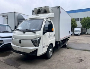 Nouveau camion frigorifique à double carburant 4x2 Flying Saucer avec conteneur frigorifique Euro <span class=keywords><strong>5</strong></span> de la marque Huili pour le transport de produits congelés - Product Image 3