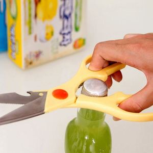 Professional Double-Color Eco-Friendly Kitchen <b>Scissors</b> 8.9 Inch ABS Handle Stainless Steel Home Kitchen Use - Product Image 4