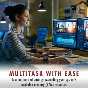 Mémoire pour ordinateur de bureau A-Tech, kit 32 Go DDR5 4800 MHz PC5-38400 Non-ECC DIMM 1,1 V - Product Image 5