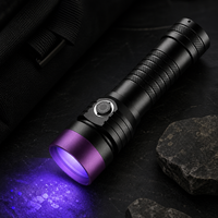 Lampe torche UV 365nm MINI en alliage d'aluminium, lumière noire, usage industriel, Z16, qualité professionnelle, LED haute puissance, USB, étanche