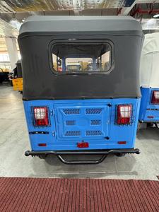 Tricycle Tuk Tuk à <span class=keywords><strong>trois</strong></span> <span class=keywords><strong>roues</strong></span> avec cabine, moteur électrique 200cc, moteur 1000W, usage passagers en Inde et en Afrique - Product Image 4
