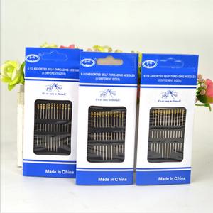 Esta aguja de coser a mano, tipo ciego, con base dorada, no requiere hilo. Es adecuado para personas mayores y puede ser útil. - Product Image 2