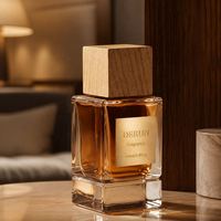 Atomiseur de parfum 50 ml, flacon en verre vide, conteneur cosmétique, vente en gros, OEM personnalisé