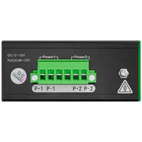 Switch Industrial Inteligente No Administrado de 100Mbps, 1+1 Puerto ST, Protección IP40, Switch Industrial No Administrado WEB, Transmisión de 20km