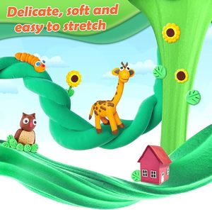 100g đất sét xốp, đất sét khô không khí cho người lớn, đất sét siêu khô không khí, không độc hại, không dính, món quà lý tưởng cho bé trai và bé gái - Product Image 3