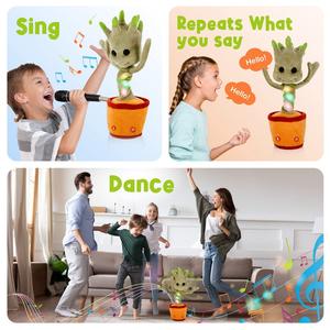 Juguete de peluche de Groot para bebés, Cactus de baile para niños, Groot - Product Image 3
