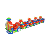 Vente d'usine LQY LFC026 Rouge Merveilleux Track Train Interaction multijoueur Machine de jeu à jetons Nouvelle Swing Car Enfants Âges 3 +