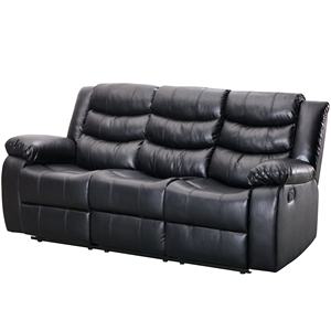 CY ชุดโซฟาหนัง PU แบบปรับเอนได้,โซฟาหนังเก้าอี้หนังสำหรับบ้านห้องนั่งเล่นโซฟาแบบแบ่งส่วนโซฟาปรับเอนได้แบบแมนนวล - Product Image 4