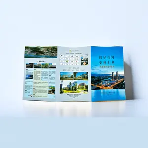 Op Maat Gemaakte Productbrochure Reisbrochure Drukboek Offsetdrukbrochure Dubbelzijdig Afdrukken