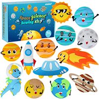 Unique espace explorer système solaire préscolaire jouet éducatif cadeau bricolage art artisanat enfant kit de couture ensemble boîte pour garçon fille