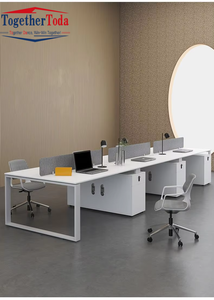 Muebles de Oficina de Lujo al por Mayor, Estación de Trabajo Modular Comercial Moderna para Espacios Abiertos, Escritorio de Oficina - Product Image 4