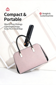 Pettine e Piastra <span class=keywords><strong>per</strong></span> <span class=keywords><strong>Capelli</strong></span> 2-in-1 Senza Fili, Denti in Acciaio Inox, Temperatura Regolabile, Alimentazione USB, <span class=keywords><strong>Spazzola</strong></span> Arricciacapelli da Viaggio - Product Image 5