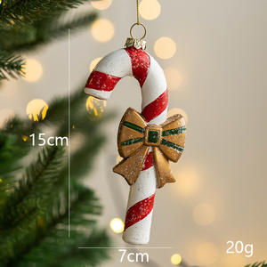 Boule en forme peinte de noël décoration arbre de noël petit pendentif sac cadeau de noël <span class=keywords><strong>maison</strong></span> voiture bonhomme de neige guirlande pendentif - Product Image 5