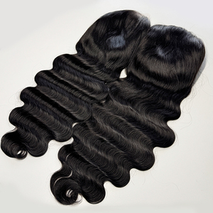 Body Wave Human Hair <b>Wig</b> Natural Black Soft Full Waves Transparent Lace <b>Wig</b> Pre Plucked Natural Hairline Full Density - Product Image 2