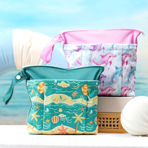 Felice flauto personalizzato stampa lavabile borsa per bambini pannolini di stoffa portatile a secco/umido borsa per il trucco dell'<span class=keywords><strong>asilo</strong></span> - Product Image 5