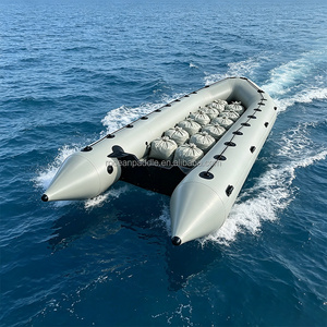 <span class=keywords><strong>Bateau</strong></span> pneumatique en caoutchouc haute qualité pour usage offshore 7/8/9/10M, en PVC/Hypalon épais, équipé d'un plancher en aluminium/bois – Vente chaude UE - Product Image 1