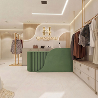 Comptoir de réception personnalisé moderne pour salon de beauté, bureau de luxe, comptoir d'accueil