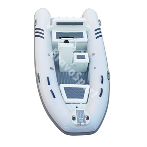 Bateau pneumatique rigide de haute qualité RIB360 de 12 pieds avec coque en aluminium Hypalon/PVC et moteur hors-bord - Product Image 4