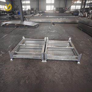 מדף משטחים נסטאיינר מפלדה Q235 מצופה אבקה, מותאם אישית של Easylink, עמיד בפני רעידות, ניתן לפירוק וניתן לערום. - Product Image 3