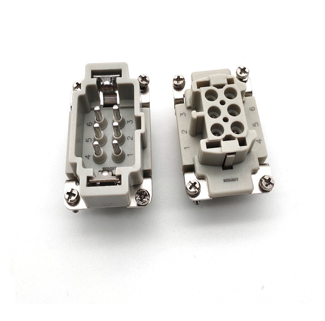 HESH-006 Custom 500V/16A Heavy-Duty Electrical Connector Quick Lockcage Clamp Terminal 16A 400V
