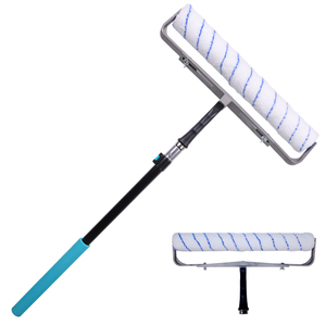 Grote verstelbare doe-het-zelf industriële kwaliteit expory vloerroller met telescopische steel, meubelverf gereedschap - Product Image 1