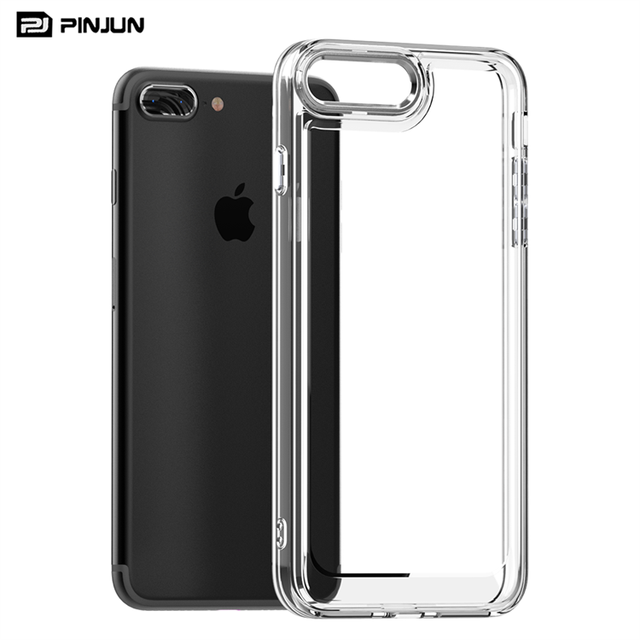 For iPhone 7 Plus Case Shockproof Transparent Crystal Clear Tpu Bumper Phone Case Back Cover for iPhone 11 12 13 14 15 Pro Max